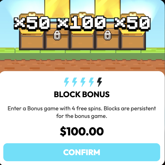 Бонусная Функция Block Bonus Minedrop